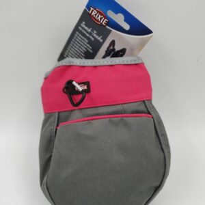 Snack-Tasche Dog Activity Goody Bag, 11 x 16 cm, rosa grau, Trixie