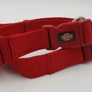 Trixie Hundehalsband, rot oder blau, 40 - 65 x 2,5 cm