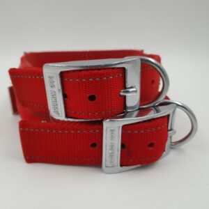 Hundehalsband Dog Control mit Griff , rot, 40 - 48 x 3 cm