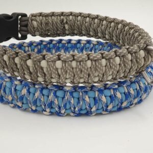 Hundehalsband Paracord mit Klickverschluss, 47 x 3 cm