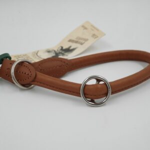 Hundehalsband Hunter Round&Soft Elk mit Zugstopp, 40 cm